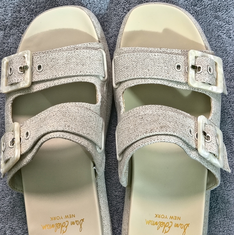 Sam Edelman Women's Kenzie 2 Buckled Sandals Beige/Natural Size 10M Minimalist - Picture 8 of 12